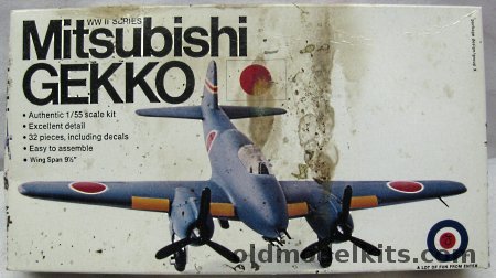 Entex 1/71 Nakajima J1N1 Gekko 'Irving', 8449GJ plastic model kit